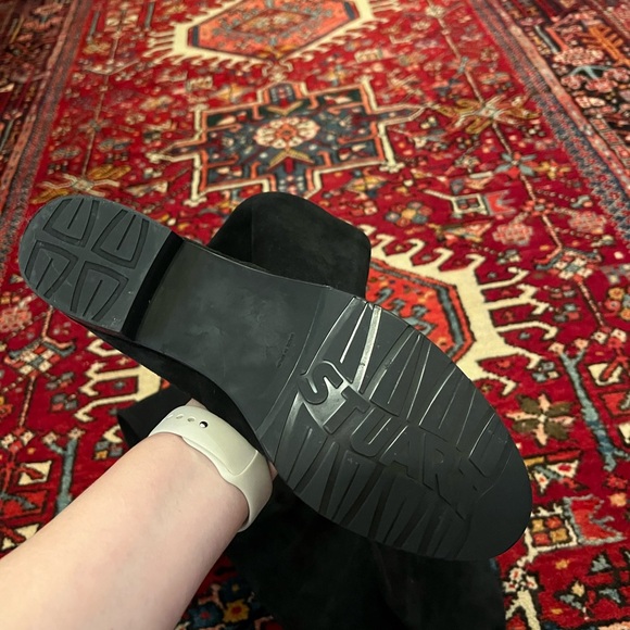 Stuart Weitzman black suede over the knee boot-9.5 - Picture 5 of 6